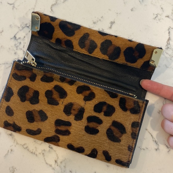 Leopard Print Free People Clutch - Picture 3 of 6